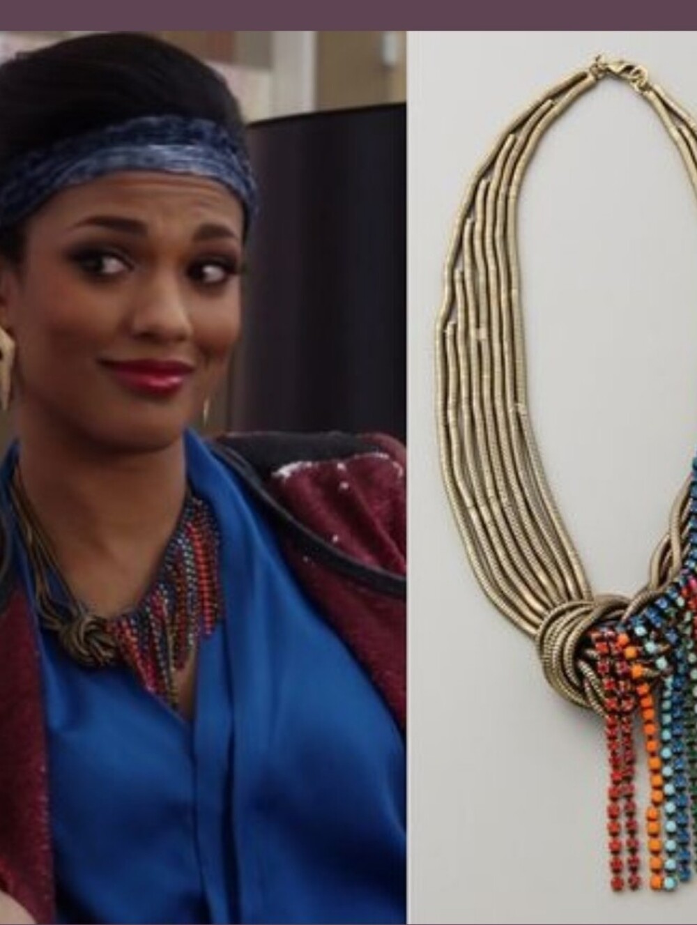 Stunning Dannijo Galapagos Necklace As Seen On Mindy Kaling Y2K